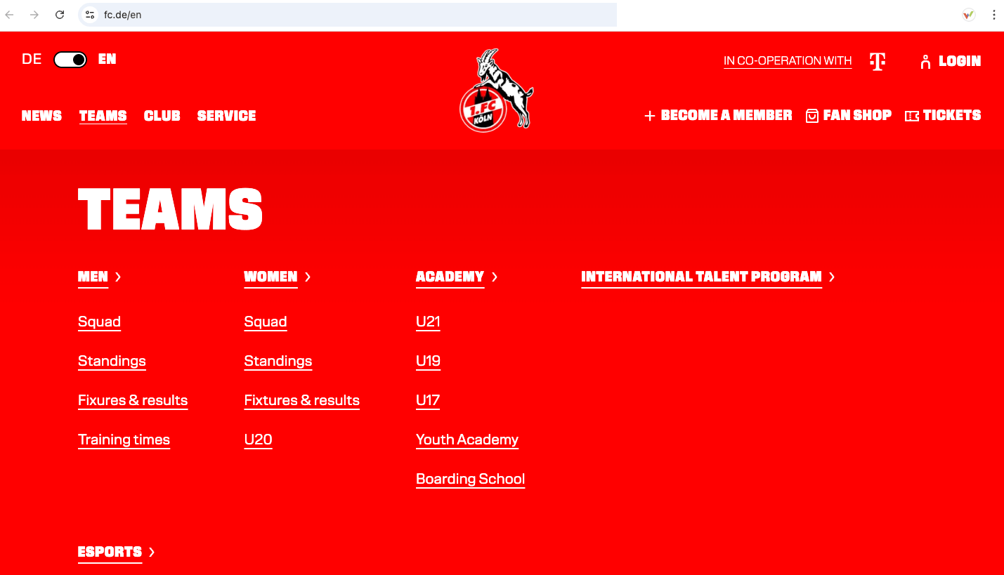 FC Köln ITP – Official FC Köln Website